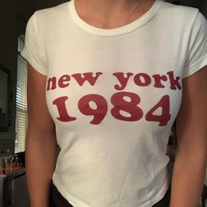 BRANDY MELVILLE NY CROP TOP